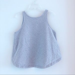 Lululemon gray asymmetrical tank